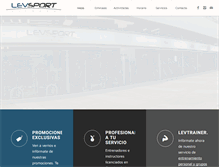 Tablet Screenshot of levsport.com